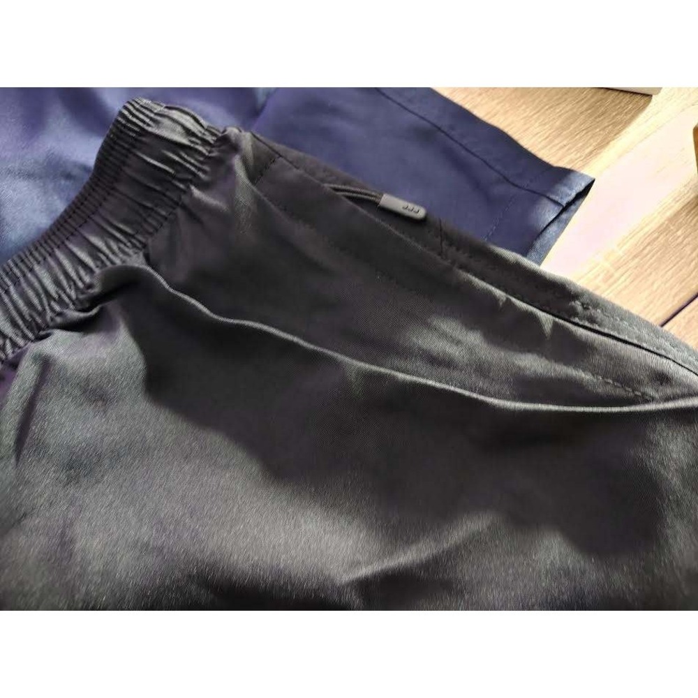 Men's Athletic Shorts Elastic Waist Drawstring Pockets Size S set of 2 blk&bl - Picture 4 of 7